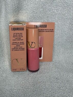 Valentino Liquirosso Lip & Blush shade Catch Me If You Can Mini Brand New in Box